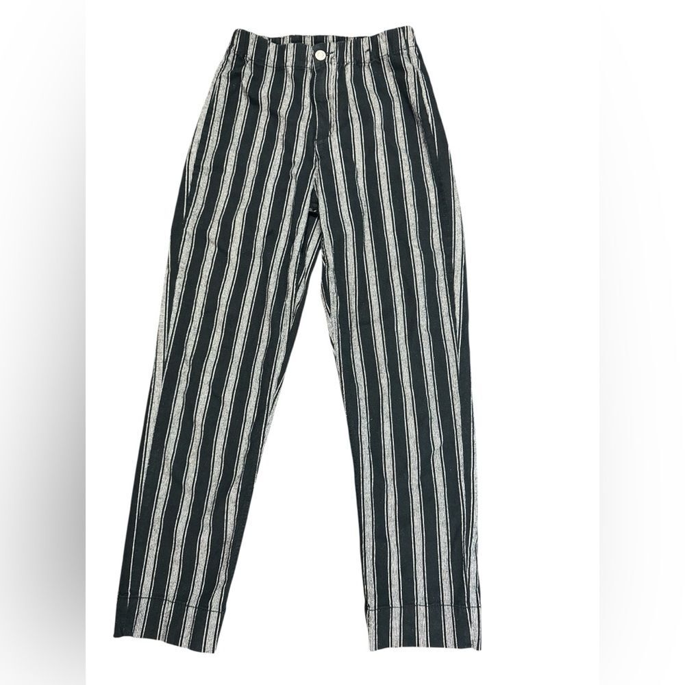 Brandy Melville (John Galt) Tilden Striped Black w White Pants 100% Cotton